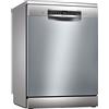 Bosch Elettrodomestici, Lavastoviglie Bosch da Libero Posizionamento Serie 4, SMS4HDI52E. Lavastoviglie 60 cm Color Inox Classe D di Facile Installazione, Veloce, Silenziosa