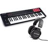M-Audio Oxygen 49 MKV + HDH40 - Tastiera MIDI Controller USB a 49 Note con Pad Beat, Modalità Smart Chord & Scale, Arpeggiatore e Software + Cuffie Over Ear Chiuse da Studio con Cavo da 2,7 m
