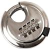 HMF 3502-09 Lucchetto circolare, combinazione a 4 cifre, 7 x 7 x 2,4 cm