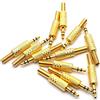 RUNCCI-YUN 12 pezzi maschio 3.5 mm stereo saldare/jack 3,5 saldare/jack audio 3.5mm Saldatura/Connettore cuffie Saldatura(Dorato)