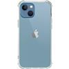QUITECO Cover Trasparente per iPhone 13 Mini, Custodia Resistente in TPU, Anti Urto con Angoli Rinforzati, Protezione Bordi e Antigraffio