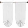 emmevi Tende Pacchetto Regolabile Coppia Porta Finestra A Vetro Mod.TENDA_PACCHETTO 1 CONF 60X150 BIANCO