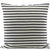 House Doctor Federa a Righe, Nero/Grigio, 60 x 60 cm