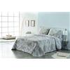 VIALMAN Trapunta Bouti Sofia a 30 luci per letto singolo 90 cm | Piumino 90 | Dimensioni del piumino 180x270 cm, colore tortora