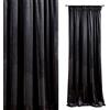 Eurofirany Tenda, Poliestere, Nero, 140 x 270 cm