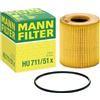 Mann Filter MANN-FILTER HU 711/51 x Filtro dell'olio - per Autovetture + veicoli commeriali