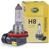 HELLA 8GH 008 356-121 Lampadina, H8, Standard, 12V, 35W, Tipo zoccolo PGJ19-1, Scatola, Quantità 1