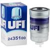 UFI Filters, Filtro Gasolio 24.351.00, Filtro Carburante per Ricambio, Adatto ad Auto, Applicabile su Diversi Modelli come Alfa Romeo, Audi, BMW, Citroen, Fiat, Ford, Peugeot, Renault e Volvo
