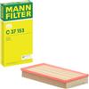 Mann Filter MANN-FILTER, C 37 153 Filtro aria