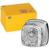 HELLA Luce di posizione - Alogeno - 12V / 24V | Montaggio, esterno/Raccordo a vite - ECE - Colore diffusore luce: cristallino - Dx/Sx - Quantità: 1 - 2PG 003 057-011