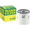 Mann Filter MANN-FILTER, W 7008 Filtro olio | Per Autovetture, Massime prestazioni filtranti, Protezione motore, Guarnizione alta qualità, Qualità originale OE
