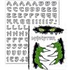 4R Quattroerre.it Quattroerre 1230 Kit Lettere Adesive Monster Graffio