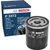Bosch P3372 - Filtro Olio | Compatibile con: MITSUBISHI COLT CZC VI Cabriolet, COLT VI, LANCER VIII, LANCER VIII Sportback, SMART FORFOUR
