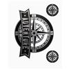 4R Quattroerre.it Adventure Stickers Adesivi per Bauletti Moto, 20 x 24 cm