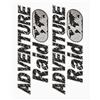4R Quattroerre.it Adventure Stickers Adesivi per Bauletti Moto, 20 x 24 cm