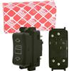 FEBI BILSTEIN Interruttore, Alzacristallo 18307 | Compatibile con: MERCEDES-BENZ 124 Coupe, 124 Stufenheck, 124 T-Model, 190, E-CLASS, G-CLASS, G-CLASS Cabrio, S-CLASS