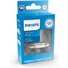 PHILIPS Ultinon Pro6000 LED Festoon lampadina di segnalazione per auto (C5W), 6.000K, 43mm, Versione precedente