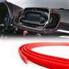 4R Quattroerre.it 19951 Trim Stripes Profilo ad Incastro per Interni Auto, Rosso, 3 mm x 1,5 mt