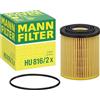 Mann Filter MANN-FILTER HU 816/2 x Filtro dell'olio - AUTOVETTURE + VEICOLI COMMERIALI