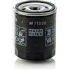 Mann Filter MANN-FILTER W 713/28 Filtro dell'olio - per Autovetture + veicoli commeriali