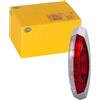 Hella Luce perimetrale - Alogeno - 12V - Montaggio, esterno - ECE - Colore diffusore luce: chiaro/rosso - Attacco laterale - 2XS 008 479-081
