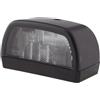 HELLA 2KA 998 523-131 Luce targa, Alogeno, 12/24V, avvitato/Montaggio, esterno, colore diffusore luce cristallino, Quantità 1