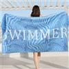LAIZIHUI Telo Antisabbia Mare Coperta da Spiaggia,Telo Mare Microfibra,Perfetto per Lo Sport, Viaggi, Campeggio, Palestra, Piscina.Telo Mare Grande 160x80cm