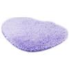 Sharplace Tappeto per camera da letto, a forma di cuore, soffice, Poliestere, Purple, 60X 70 cm