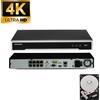 Hikvision NVR 8 canali 8MP 4K ultra hd + HDD 1Tb con 8 porte Poe - DS-7608NI-K2/8P
