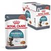 Royal Canin Hairball Care Gravy | 12 x 85 g | Cibo umido per gatti adulti | Per favorire la riduzione della formazione di boli di pelo | Bocconcini in salsa