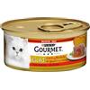 Gourmet Gold Cuore morbido Cibo umido per Gatti con Manzo, 85 Gr