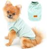 PAIDEFUL Peluche Cane Caldo Maglione Chihuahua Maglioni Moda Tinta Unita Caldo Maglieria Pullover Abbigliamento Invernale per Cucciolo Piccoli Animali Gatto Autunno Freddo Indossando Verde S