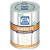 vet line Cibo Umido per Cani Adulti Cervo con Patate 6 scatolette da 400 g con Erbe Certificate No glutine