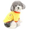 ZUNEA Maglione Invernale per Cani Piccola Taglia Cappottino in Pile Caldo per Cuccioli di Peluche con Grutti Arancione Vestiti Pullover Felpa Cucciolo Abbigliamento Giallo XL