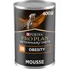 PURINA PRO PLAN PRO PLAN VETERINARY DIETS OM Obesity Management Wet Dog Food 400 g, confezione da 12