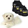 Sotoboo, uniforme da poliziotto per cani, con scritta in inglese k-9 Unit Police, cappottino senza maniche per travestire ad Halloween cani di piccola taglia