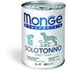 Monge Monoproteico Solo TONNO Alimento Umido per Cani 12 X 400gr