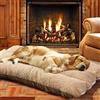 Yuly Materasso ortopedico per cani di taglia media, 70 x 50 cm, cuscino in pile per cani e gatti, in memory foam, staccabile e lavabile