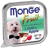 MONGE FRUIT DOG PATÉ E BOCCONCINI CON AGNELLO E MELA 100 G.