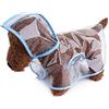 POPETPOP Impermeabile Pet Dog Impermeabile- Trasparente Cucciolo Impermeabili Cane Poncho Pioggia Giacca per Cani di Piccola Taglia E Gatti