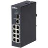 Dahua PFS3110-8T - Switch Layer 2 unmanaged con 10 porte Ethernet (8 10/100 mbps + 1 Gigabit + 1 Gigabit SFP), capacita switchin