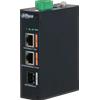 Dahua PFS3103-1GT1ET-60 - Switch unmanaged con 3 porte (1 PoE 10/100 Mbps + 1 Gigabit PoE lessthan60 W + 1 Gigabit SFP uplink),