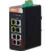Dahua PFS4207-4GT-DP - Switch industriale Layer 2 managed con 7 porte Gigabit (4 PoE lessthan120 W), capacita switching 14 Gbps