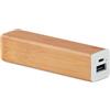 Power bank bamboo personalizzabili da 2200 mAh Powerbam personalizzate o neutre