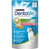 DENTALIFE PURINA DENTALIFE Daily Oral Care Snack per l'Igiene Orale per Gatti Adulti con Salmone 8 Confezioni da 40g