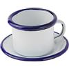 IBILI TAZA+PLATILLO BLANCA 5 CM
