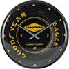 Nostalgic-Art 51085 Goodyear Wheel | Wanduhr 31cm | Hochwertige Quartz-Uhr | Echtglas-Front & Metall-Rahmen Orologio da Parete, Metallo, Bunt, 31 x 31 x 5,5 cm