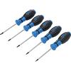 BGS Set di cacciaviti/Profilo a T (per Torx) con foro / T6 - T10 / 5 pezzi