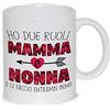 thedifferent Tazza Colazione Latte thè Mug Relax Io Ho due ruoli mamma e nonna e li faccio bene - idea regalo festa della Mamma Madre nonna compleanno natale