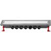 Wirquin 30723958 Venisio Expert L.700 mm con griglia reversibile in acciaio inox, grigio